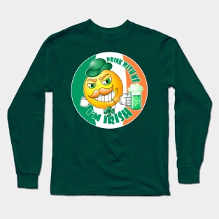 Irish smiley. Long Sleeve T-Shirt